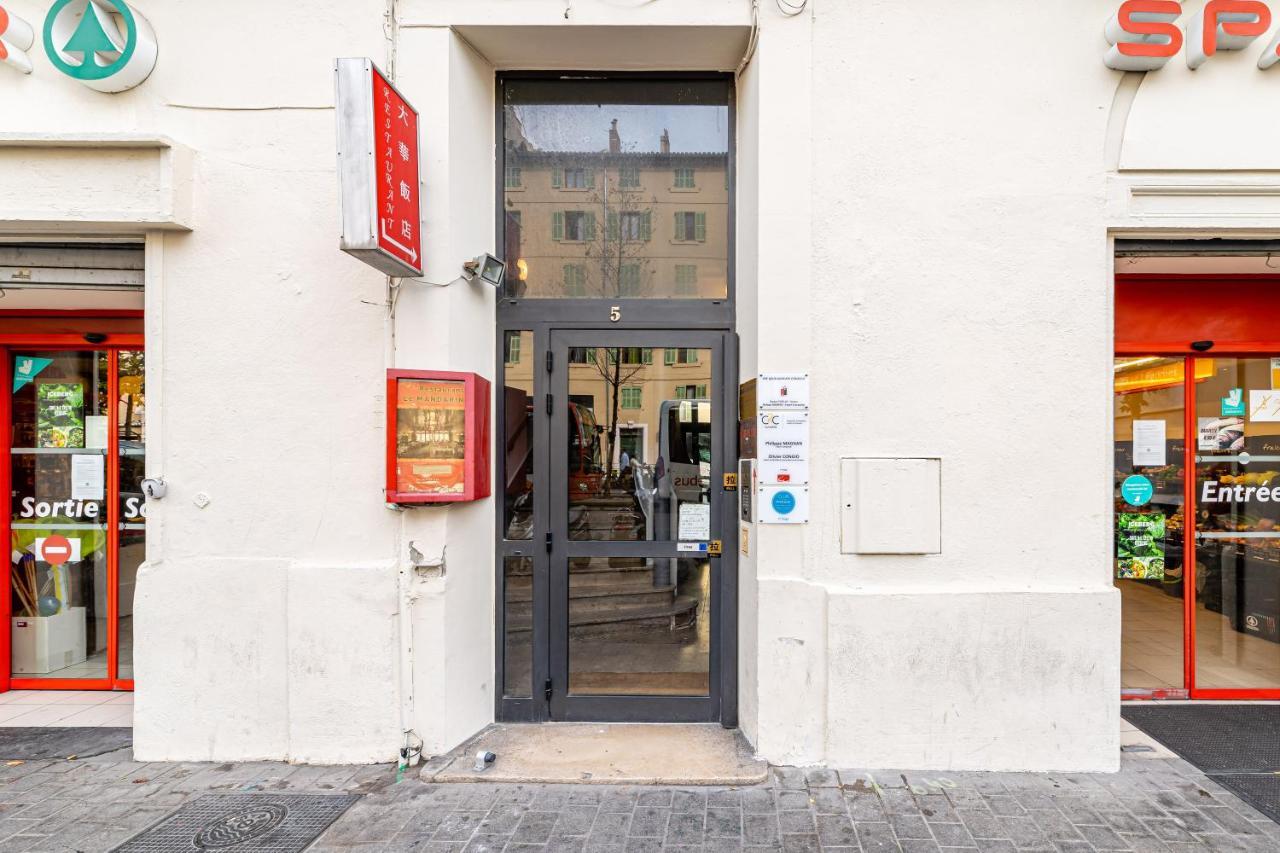 Studio Travel 24M2, 120M Vieux-Port ,Clim , Wifi ,Acces Autonome Avec Code Marseille Ngoại thất bức ảnh